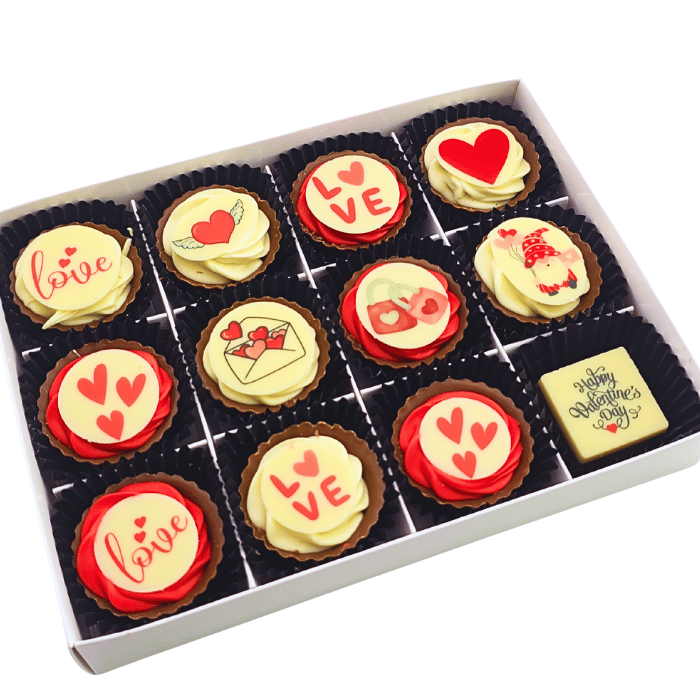 Valentines cupcake chocolates