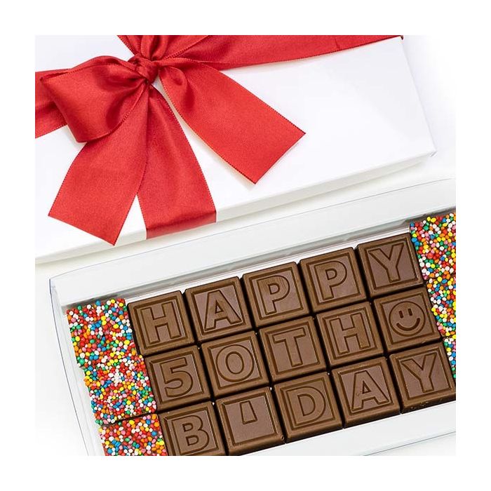 Personalised Birthday Chocolates