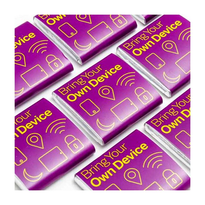 Branded neapolitan chocolates