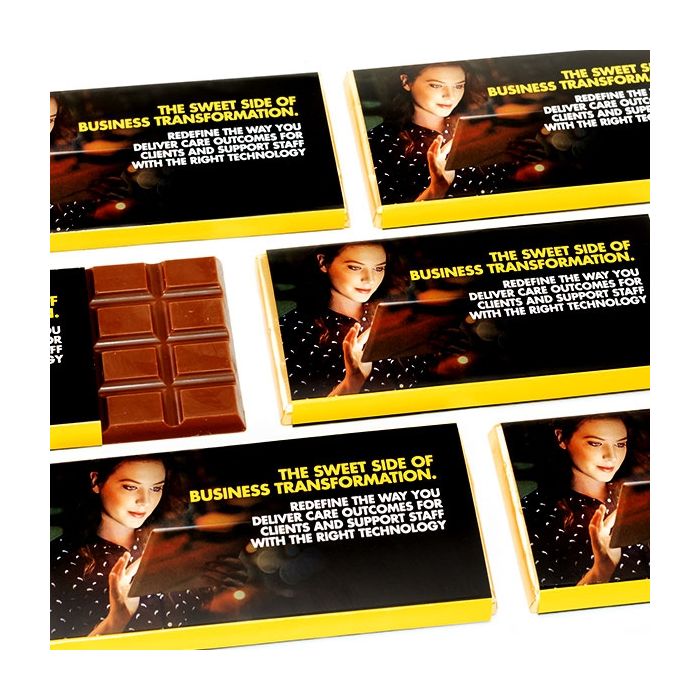 Chocolate Bars With Branded Wrappers