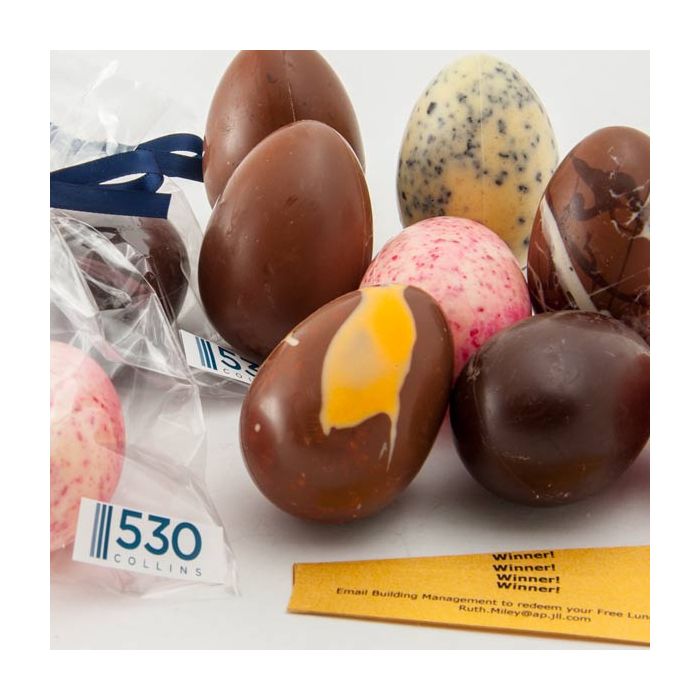 Promotional chocolate easter eggs 