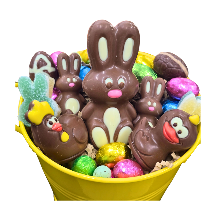Large easter bunny bucket 