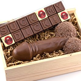 chocolate dick penis rated chocolates gifts suck adults