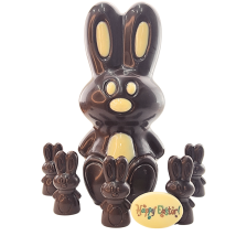 vegan bunny chocolate hamper