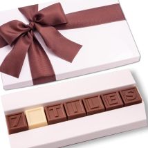 Personalised chocolates