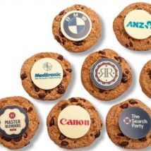 Branded dessert toppers