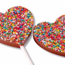 freckle chocolate hearts