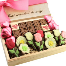 chocolate flowers hamper