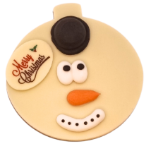 Chocolate xmas snowman