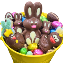 Large easter bunny bucket 