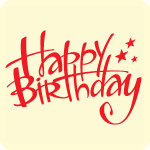 Custom printed happy birthday chocolate in pure couverture white and milk chocolate