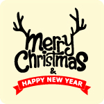 Custom printed Merry Christmas chocolate in pure couverture white and milk chocolate