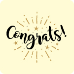 Custom printed Congratulations chocolate in pure couverture white and milk chocolate