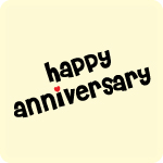 Custom printed happy anniversary chocolate in pure couverture white and milk chocolate