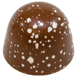 Coconut ganache enrobed in pure milk chocolate sprinkled with coconut