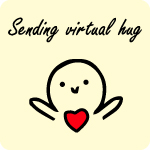 Custom printed Virtual Hug chocolate in pure couverture white and milk chocolate