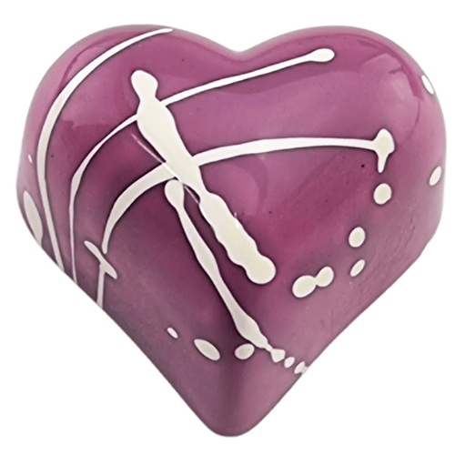 Hazelnut crunch heart